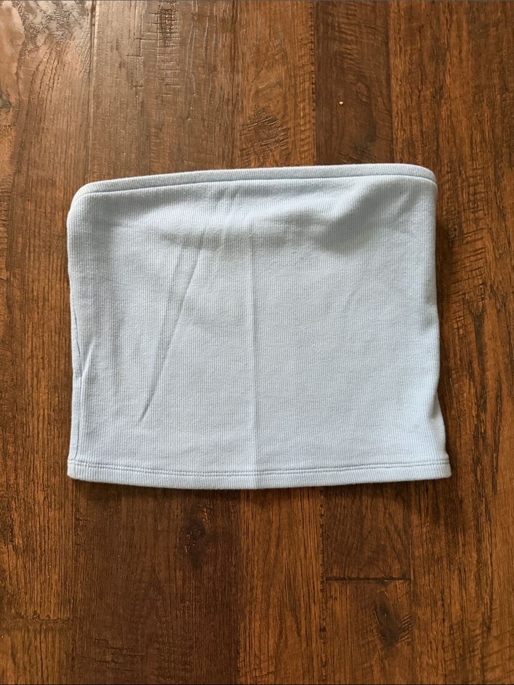 Arizona Jean Company Pale Blue Strapless Tube Top